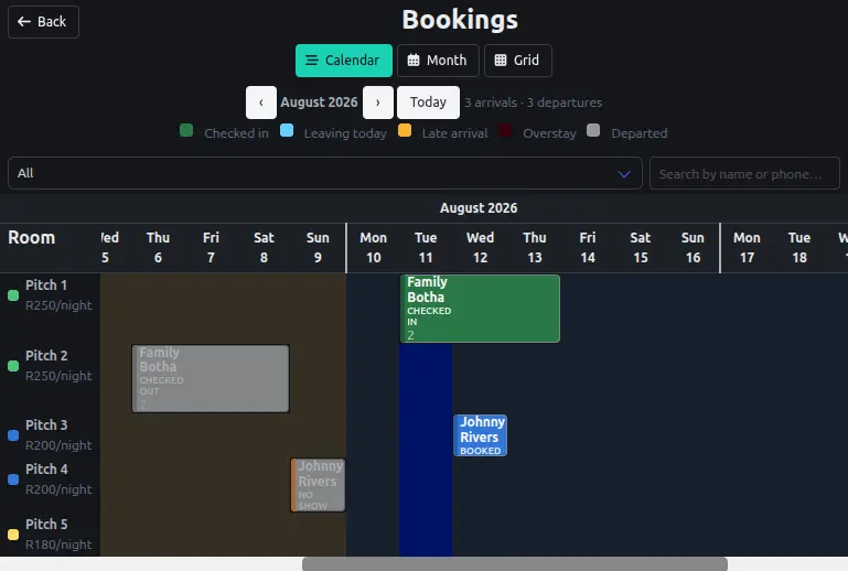 Booking Calendar