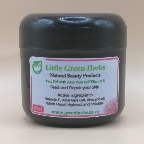 Face Gel with Aloe Vera and Vitamin E 50ml