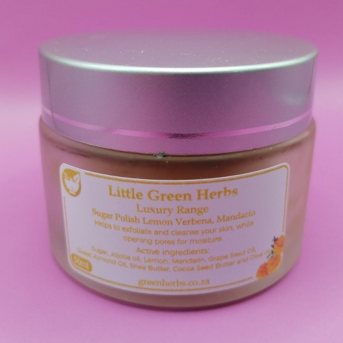 Sugar Lemon Verbena Mandarin Face and Body Scrub 50ml