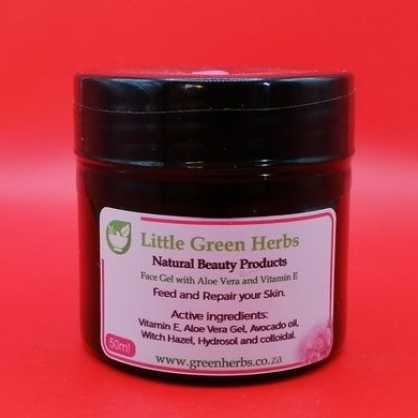 Face Gel with Aloe Vera and Vitamin E 50ml